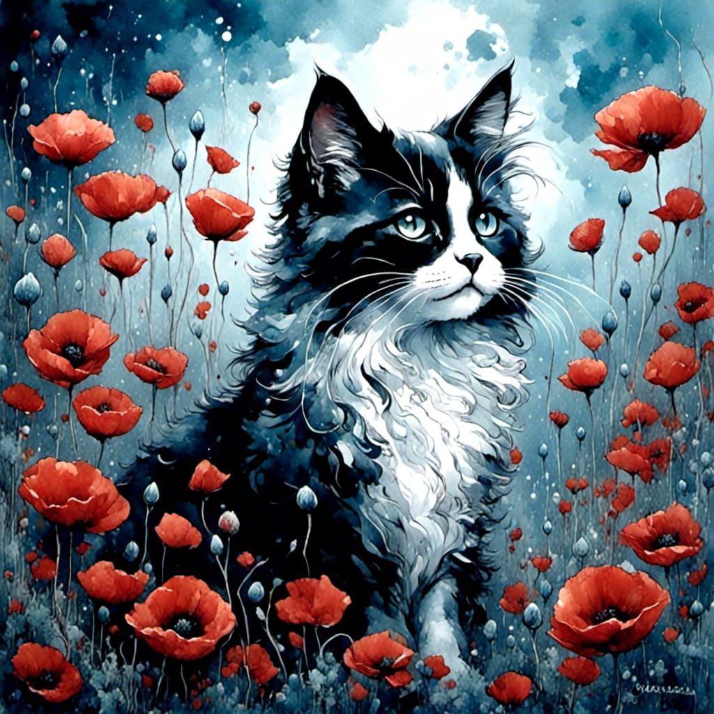 <lora:Cute Animals:1.0> <lora:Alcohol Inks:1.0> <lora:monsty...