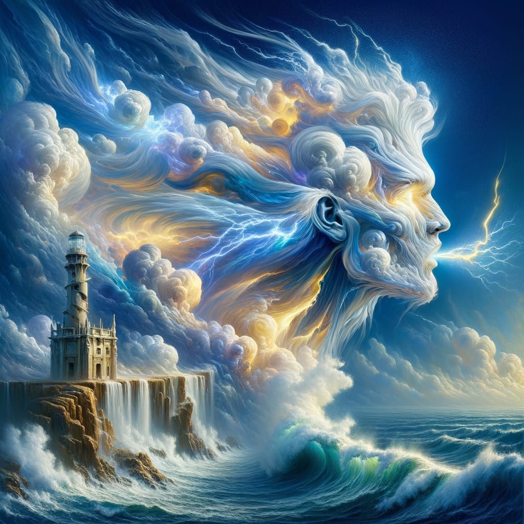 Transluscent bright silver White golden ethereal profile view of the mythic visible luminescent flying ...  by @Christine Gauthier