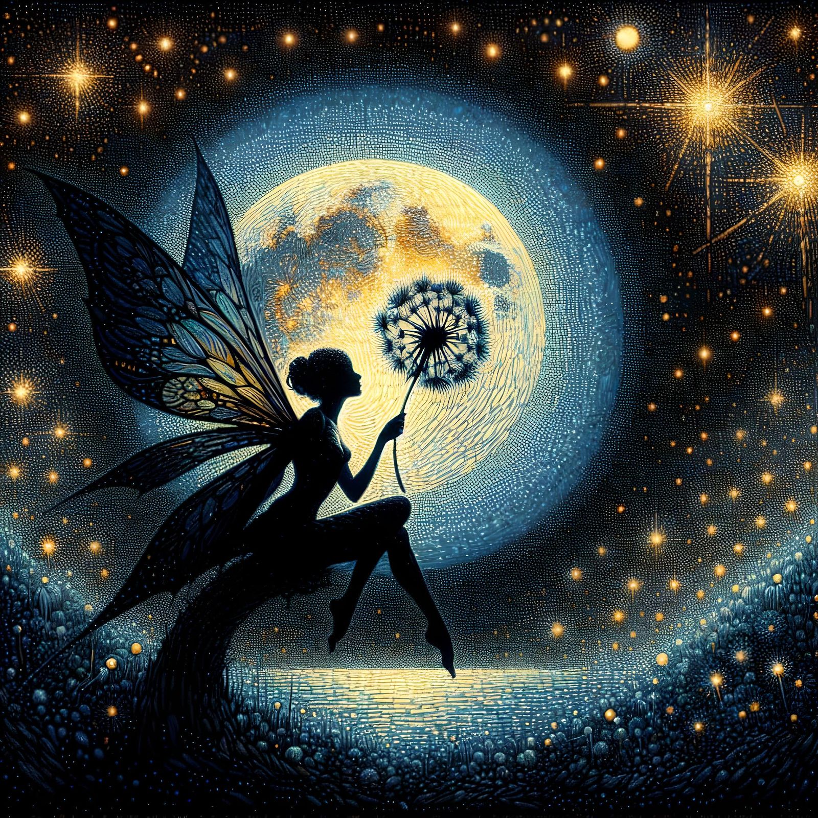 Wishes in the Moonlight   by @Mairi