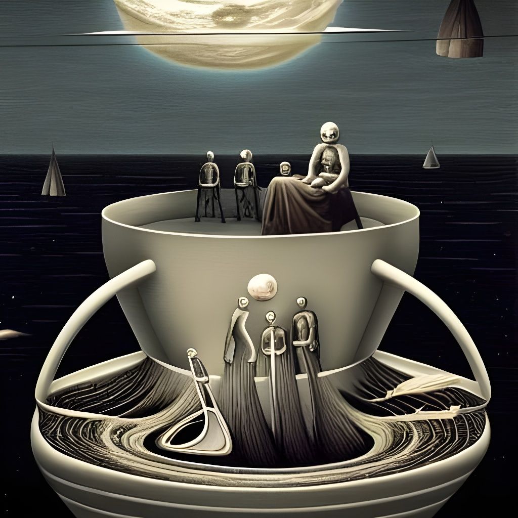 Life in and out of a coffee cup