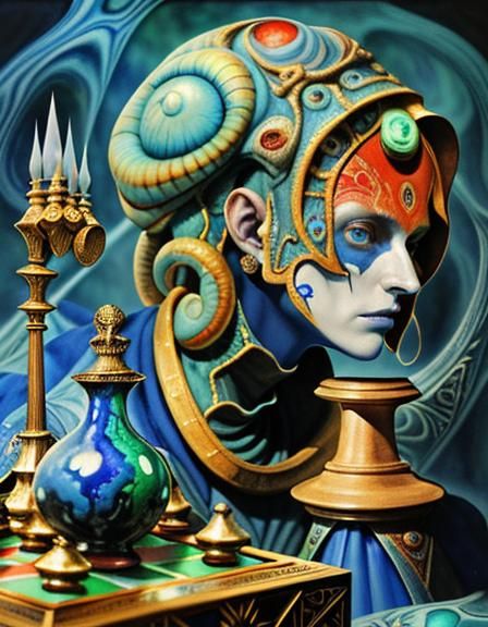 two blue jesters who lingers in the darkest mazes of GOD con...