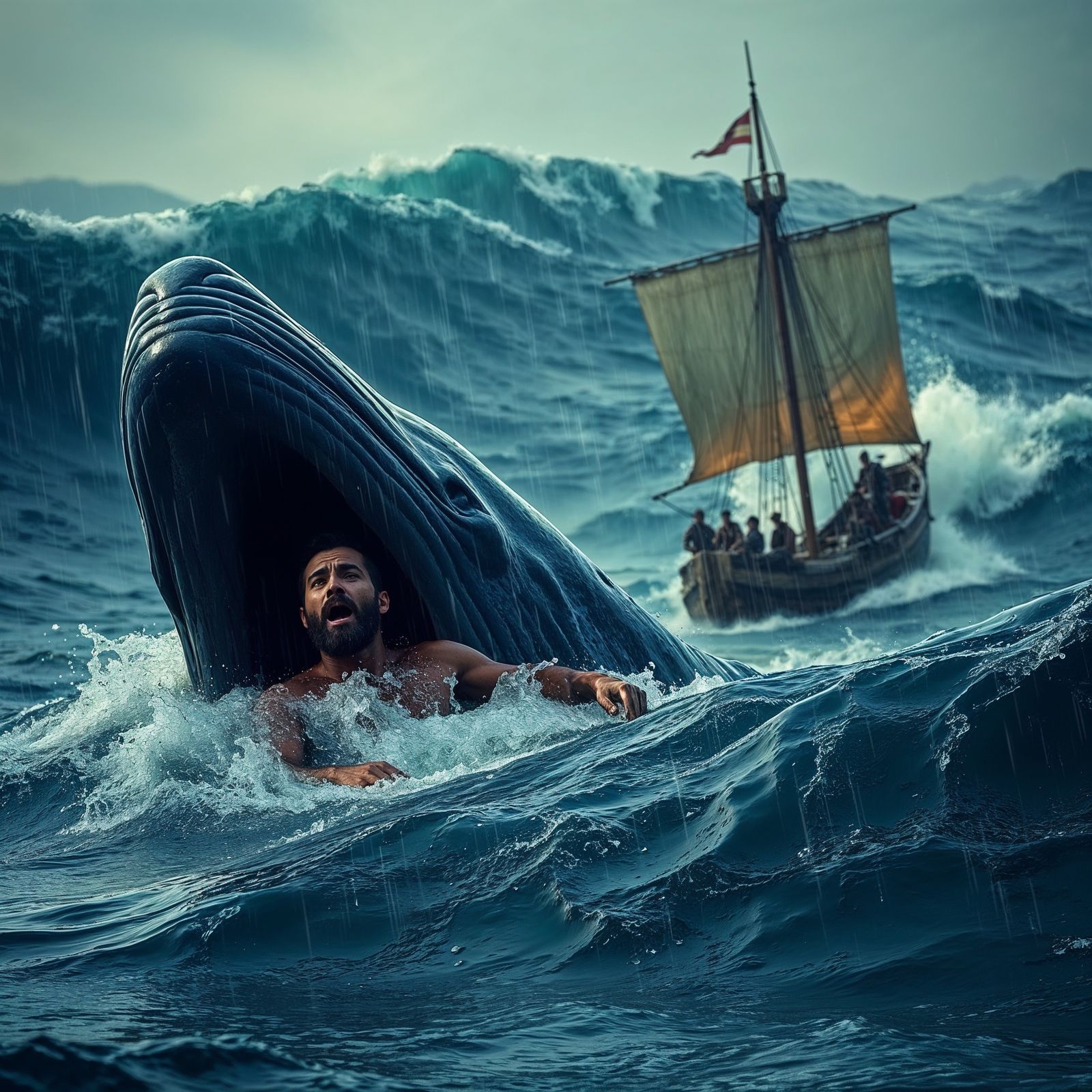 Jonah and the whale