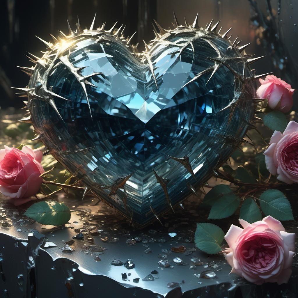 Heart of thorns  by @QueenKittyKat