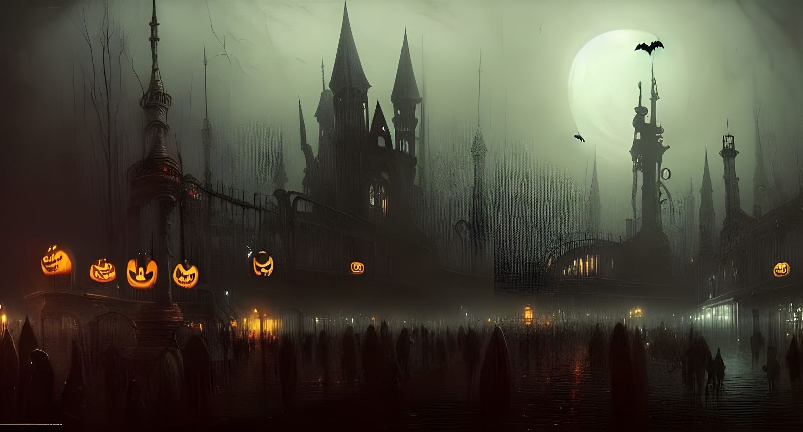 My ghost friends, let's celebrate Halloween! - AI Generated Artwork ...