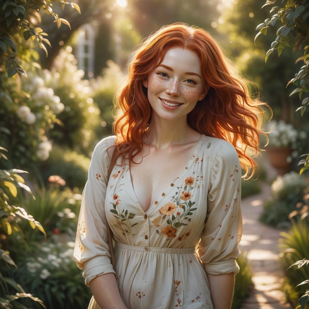 In the English garden