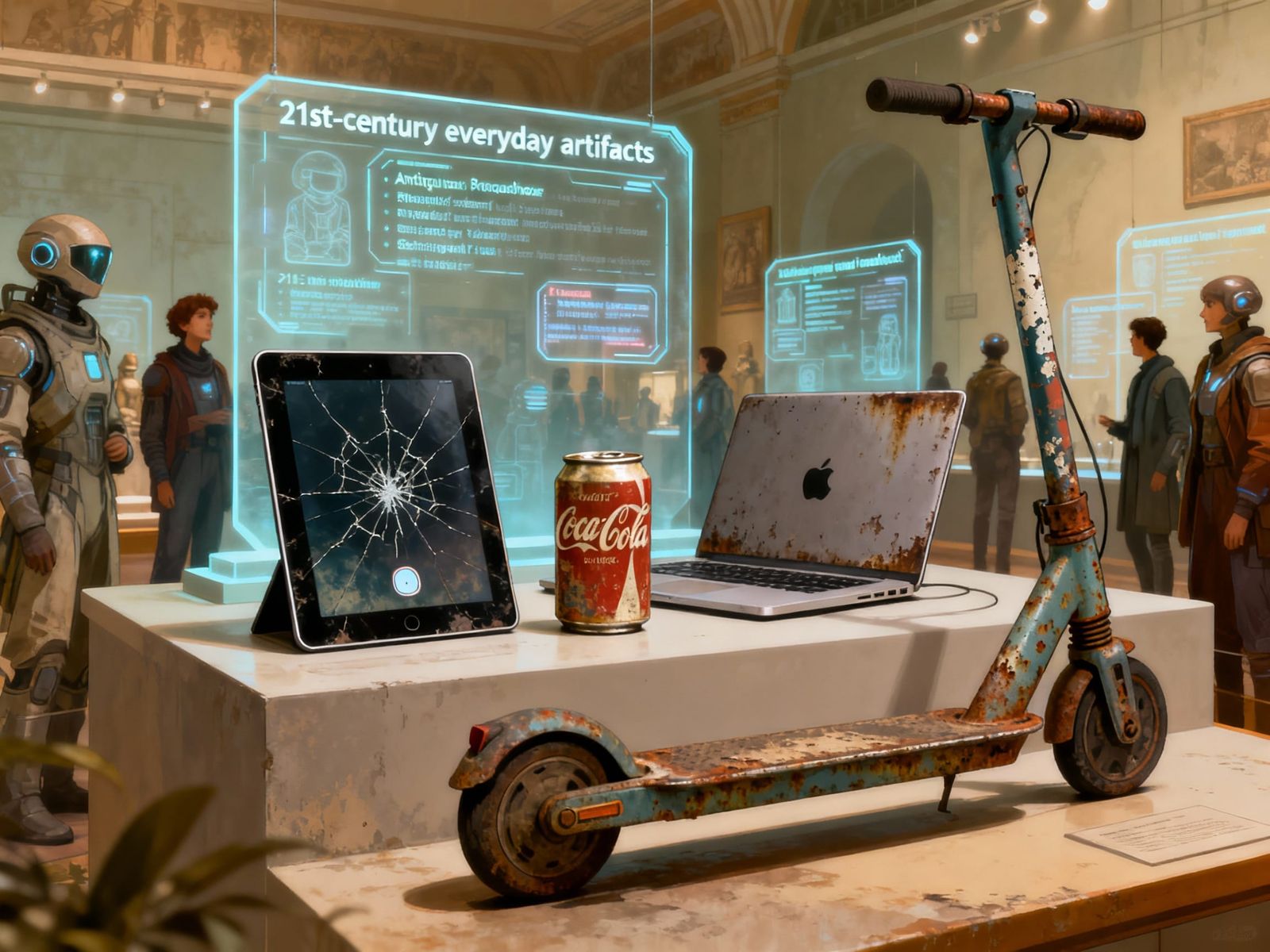 Antiques in the Year 2143  by @ing