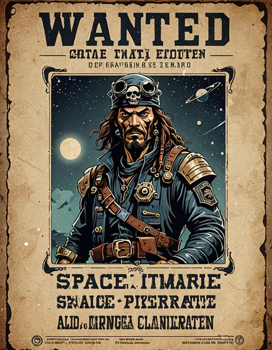 Space Pirate Wanted