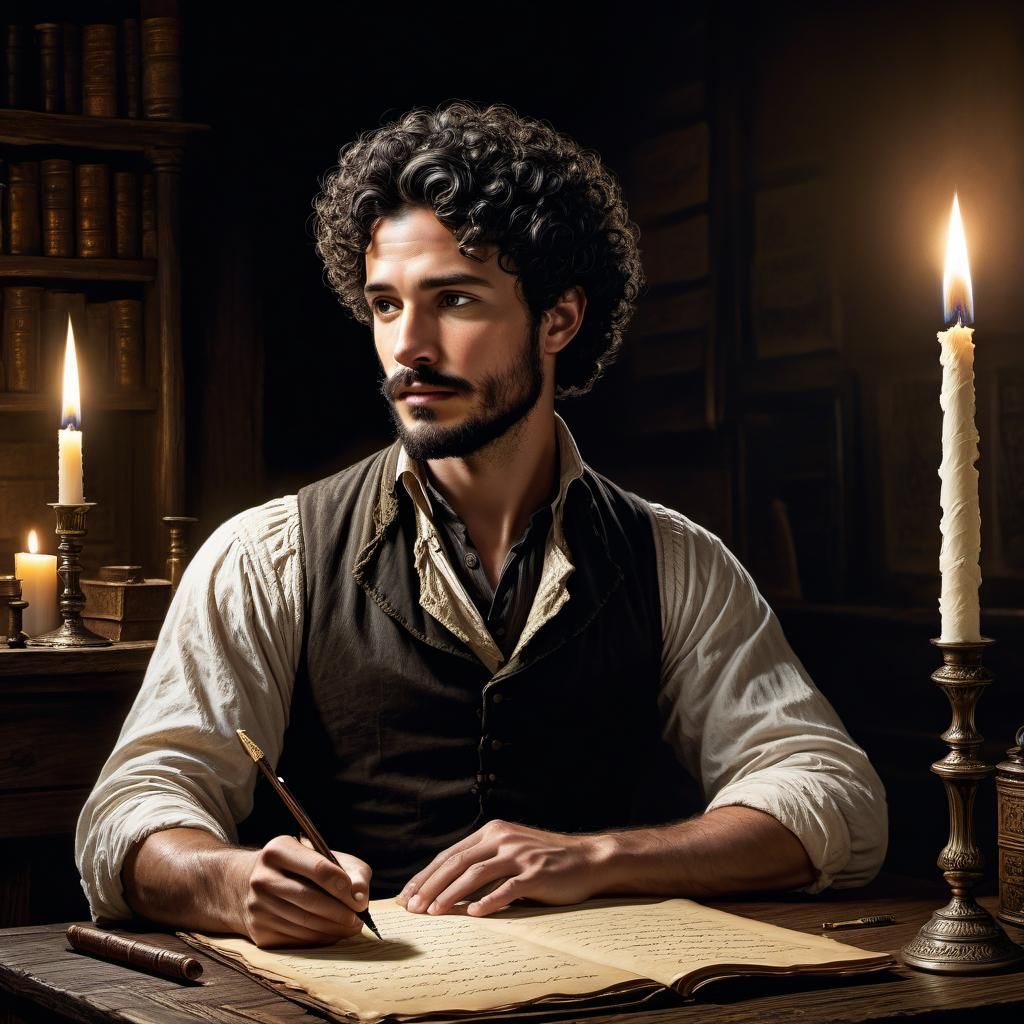 Thomas Navem, Collector of Stories.  by @Lellysaur