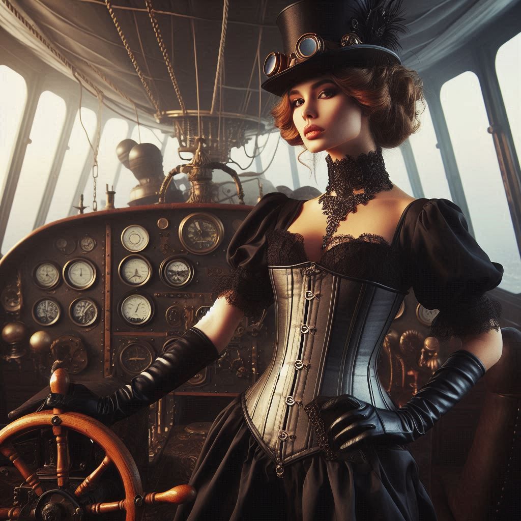 Steampunk lady in control (1)