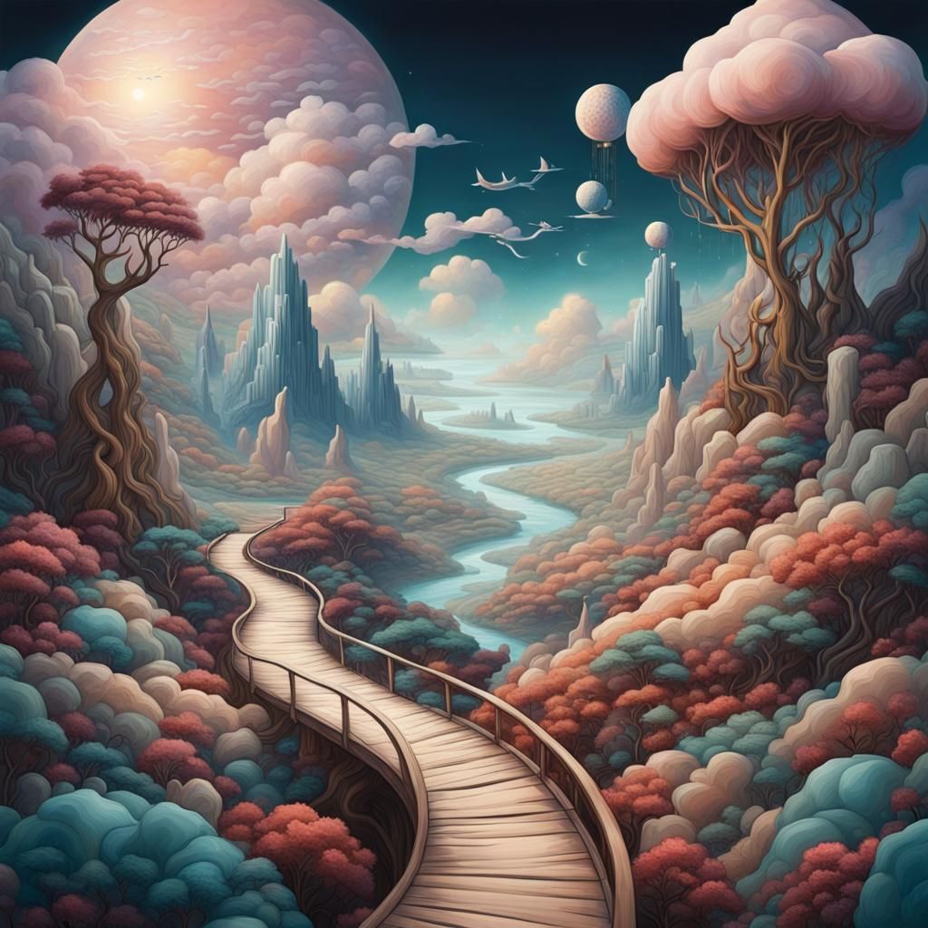 Dreamlike landscapes  by @VaniTee