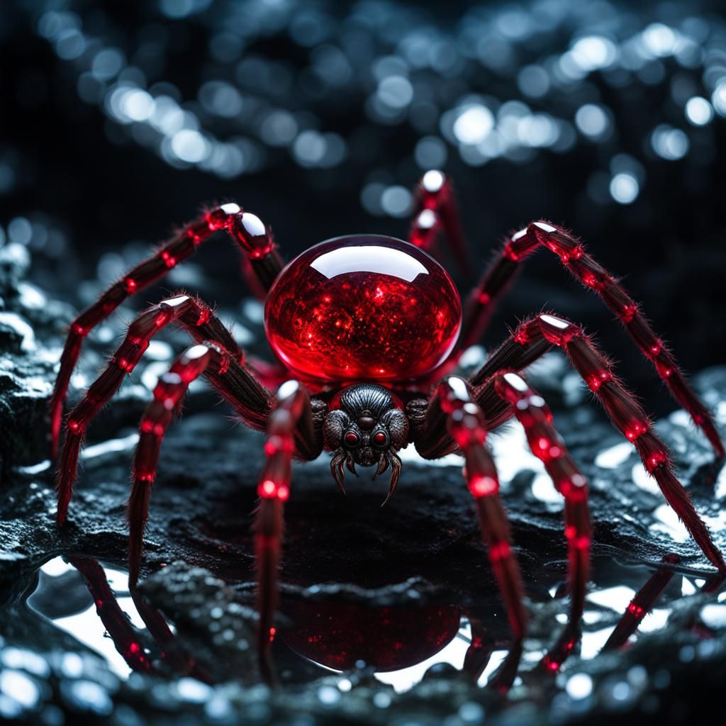 Spider  by @Hill-Art