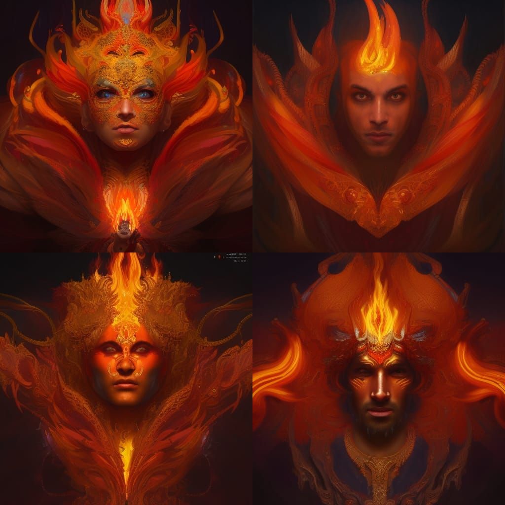 Flame made flesh