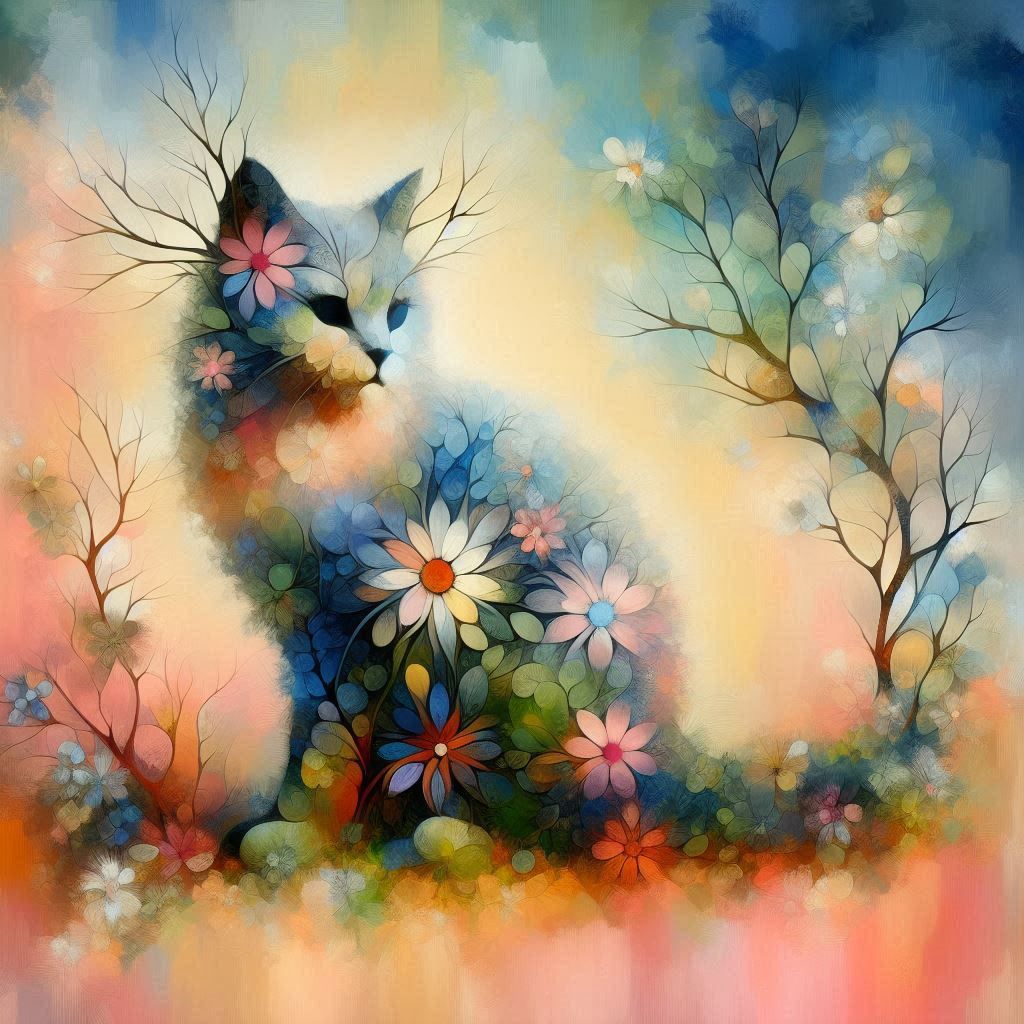 Flowery Feline