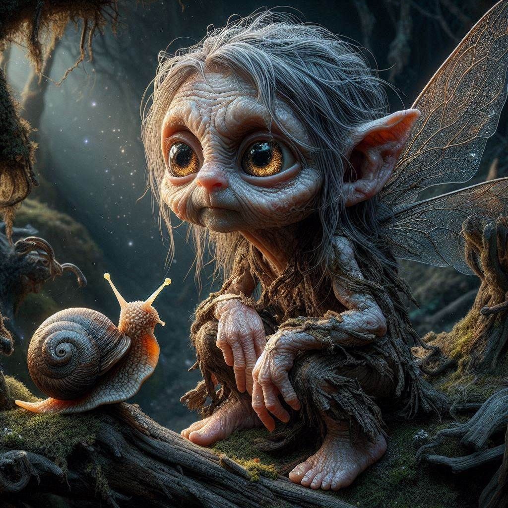 Fairy and the snail