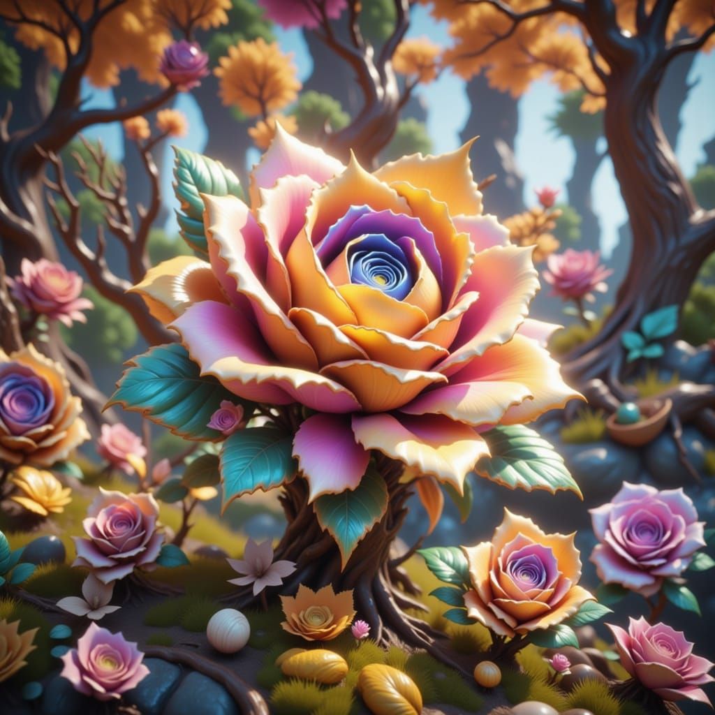 A hybrid baby flower<lora:Zeste Hybrid Test 1:1.0> 