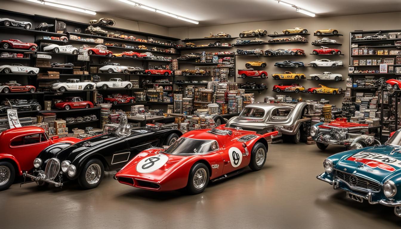 "Model Car Shop" AI Generated Artwork NightCafe Creator