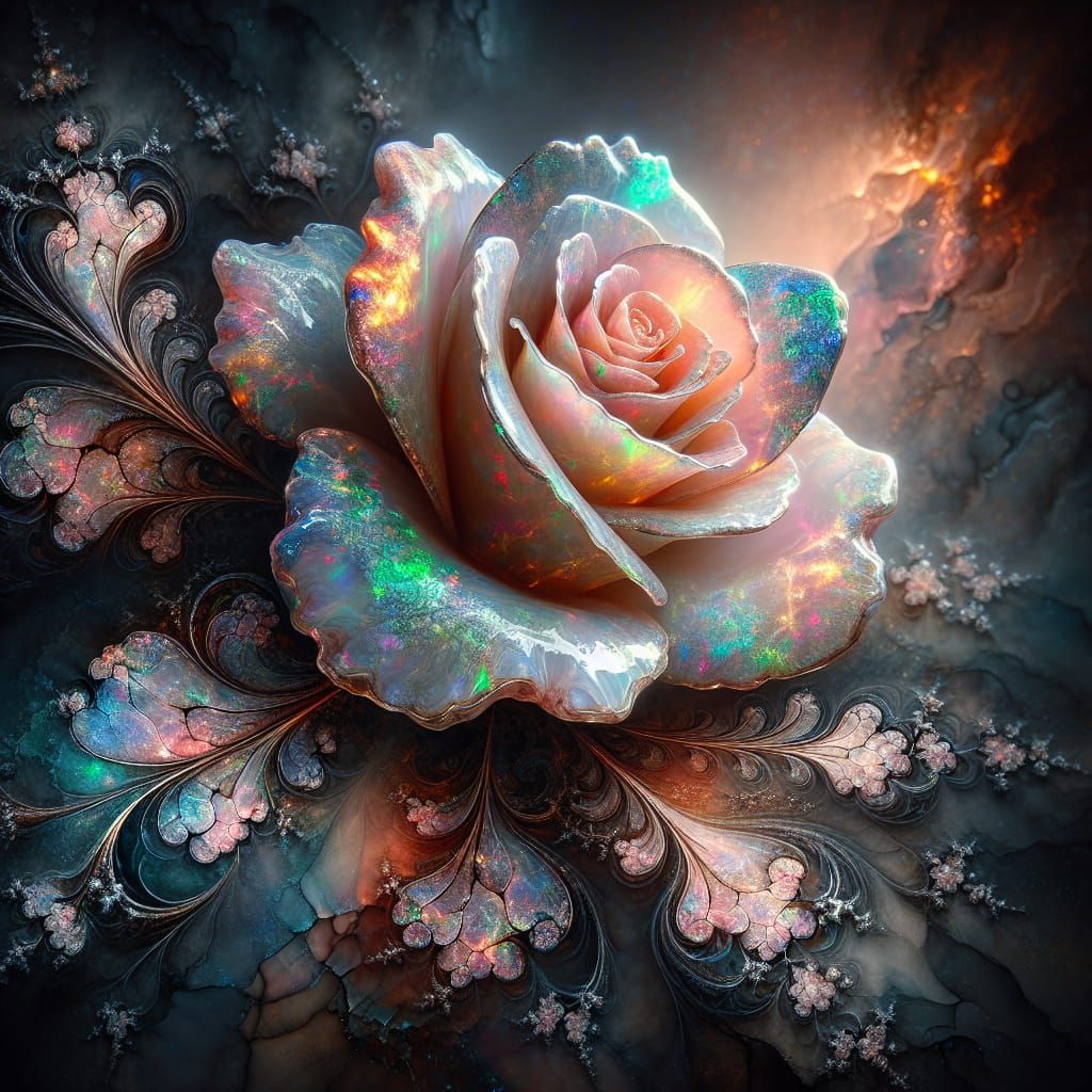 The opal rose  by @Maena