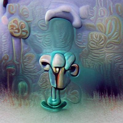 Creepy squidward