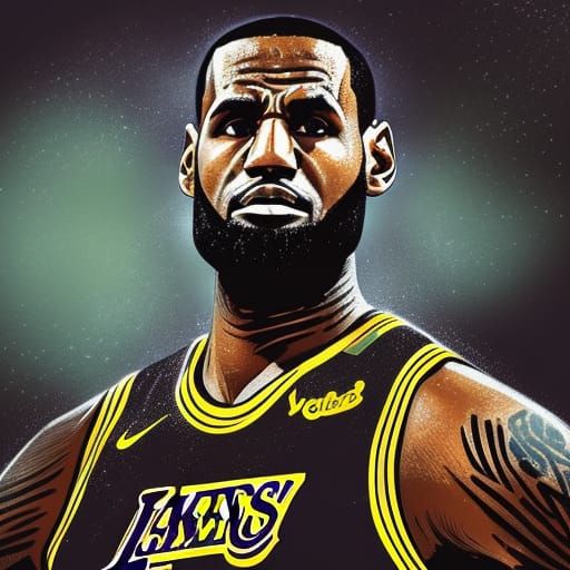 LeBron James - AI Generated Artwork - NightCafe Creator