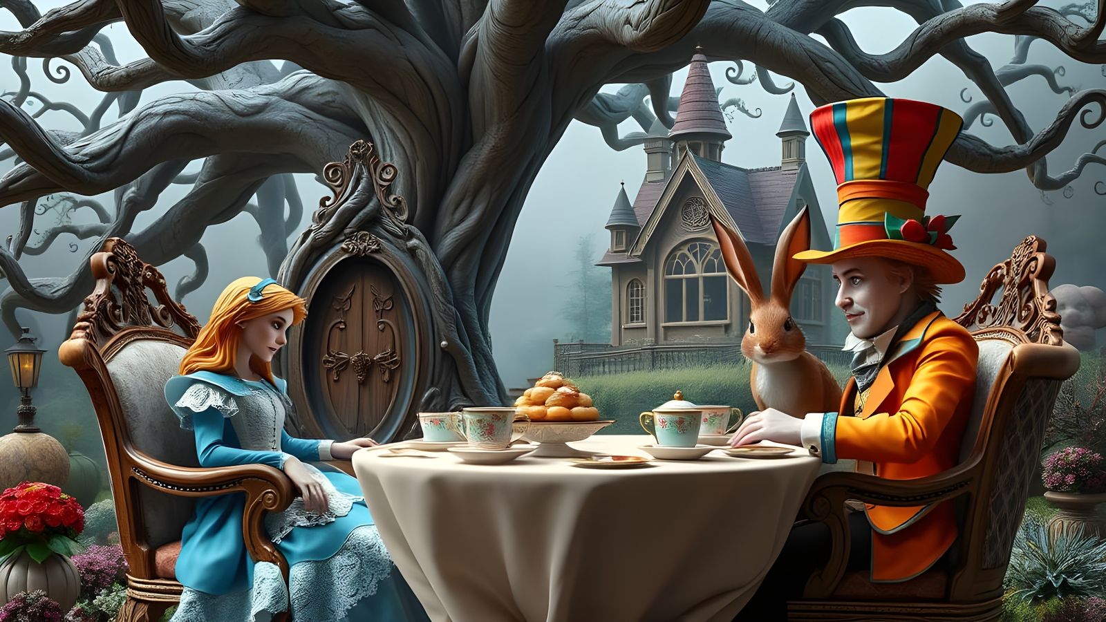 Alice in Wonderland - A Mad Hatter Tea Party - 0 likes in 7 months  by @Gary Murakami