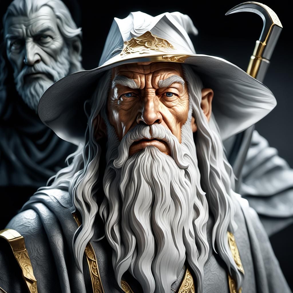 Gandalf Portrait - AI Generated Artwork - NightCafe Creator