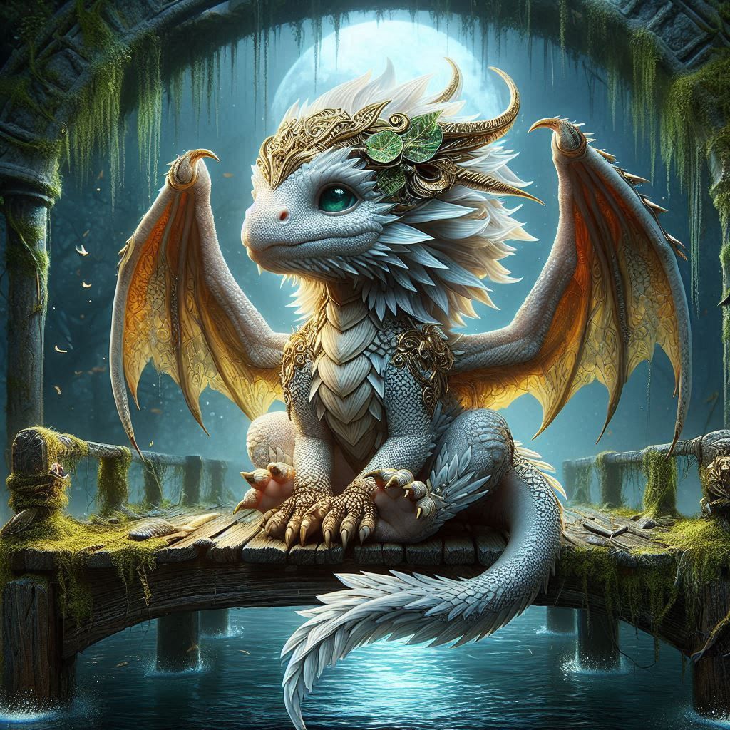 Baby Moon Dragon