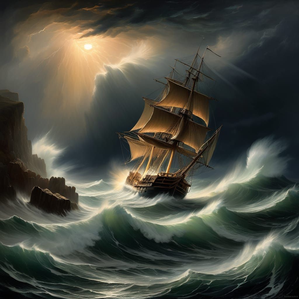 Dramatic Seascape Masterpiece