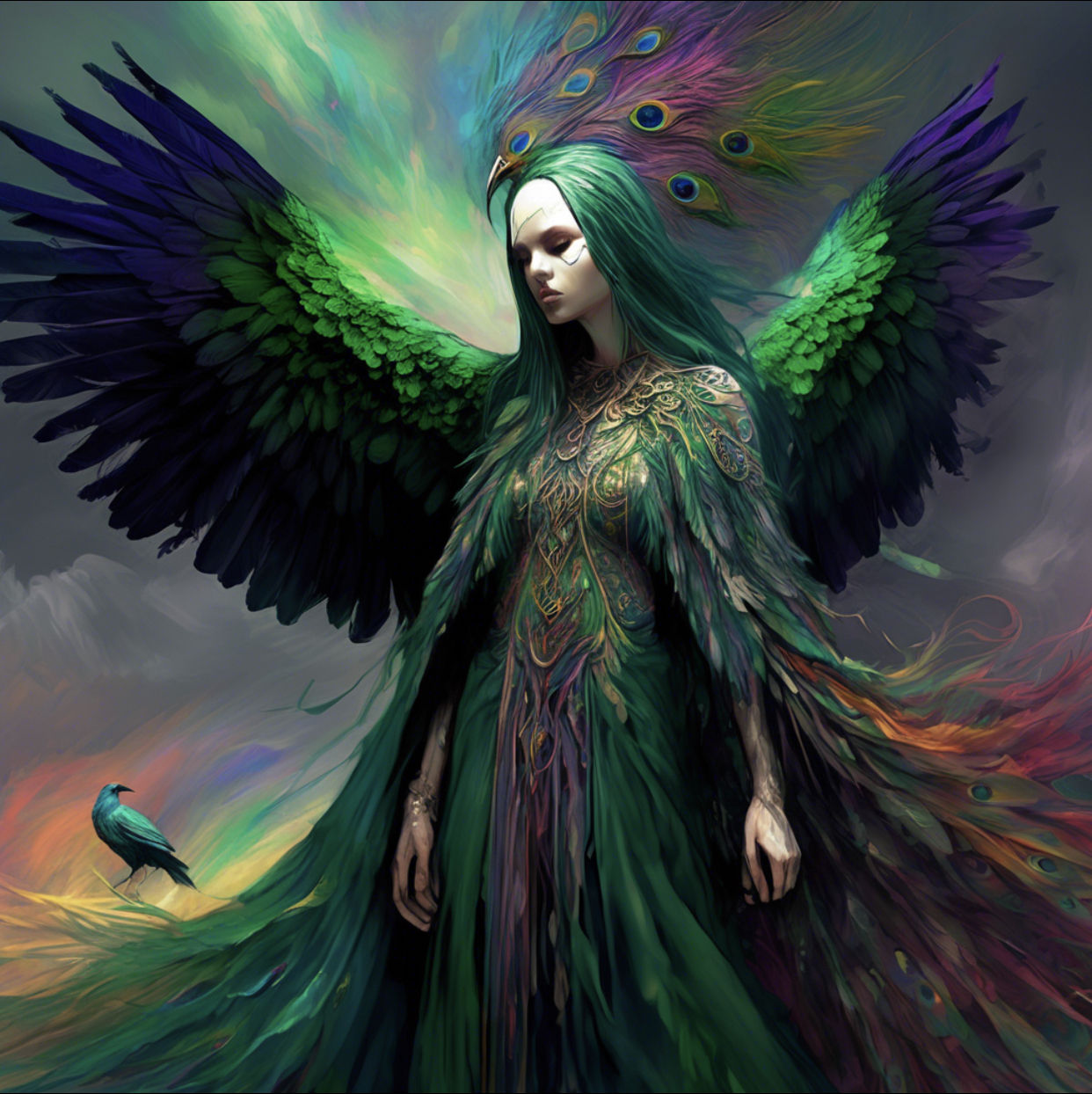 A mystical world with 3D rendering