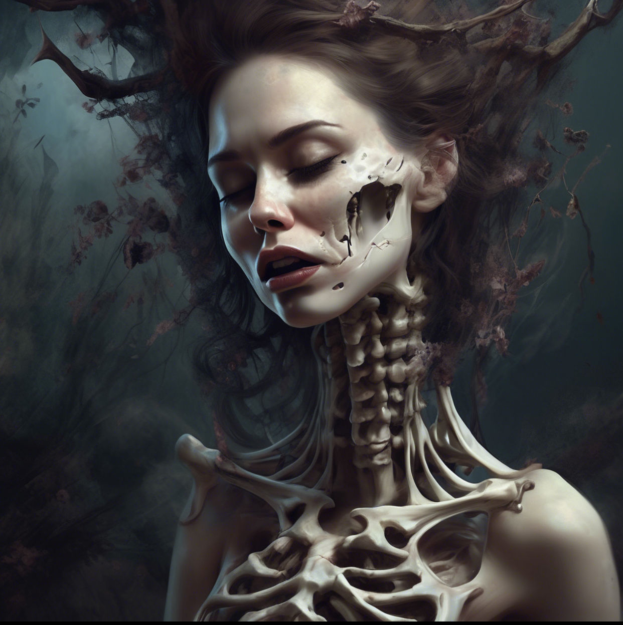 Imperfections   
splayed   
within the sorrows   
that confine   
the souls   
in ponderance   
I sip on the loneliness   
that continues...