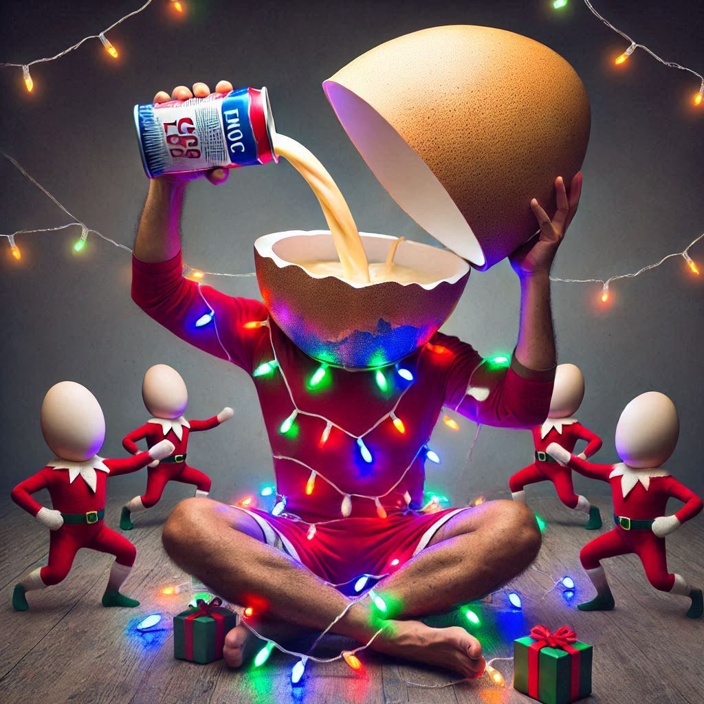 Egg Noggin'  by @Triangulus