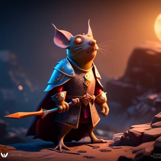 the rat king - AI Generated Artwork - NightCafe Creator