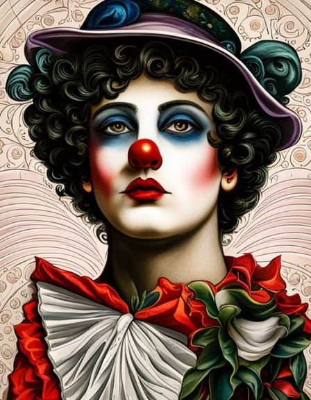 Victorian Clown  by @SoniaSarkali