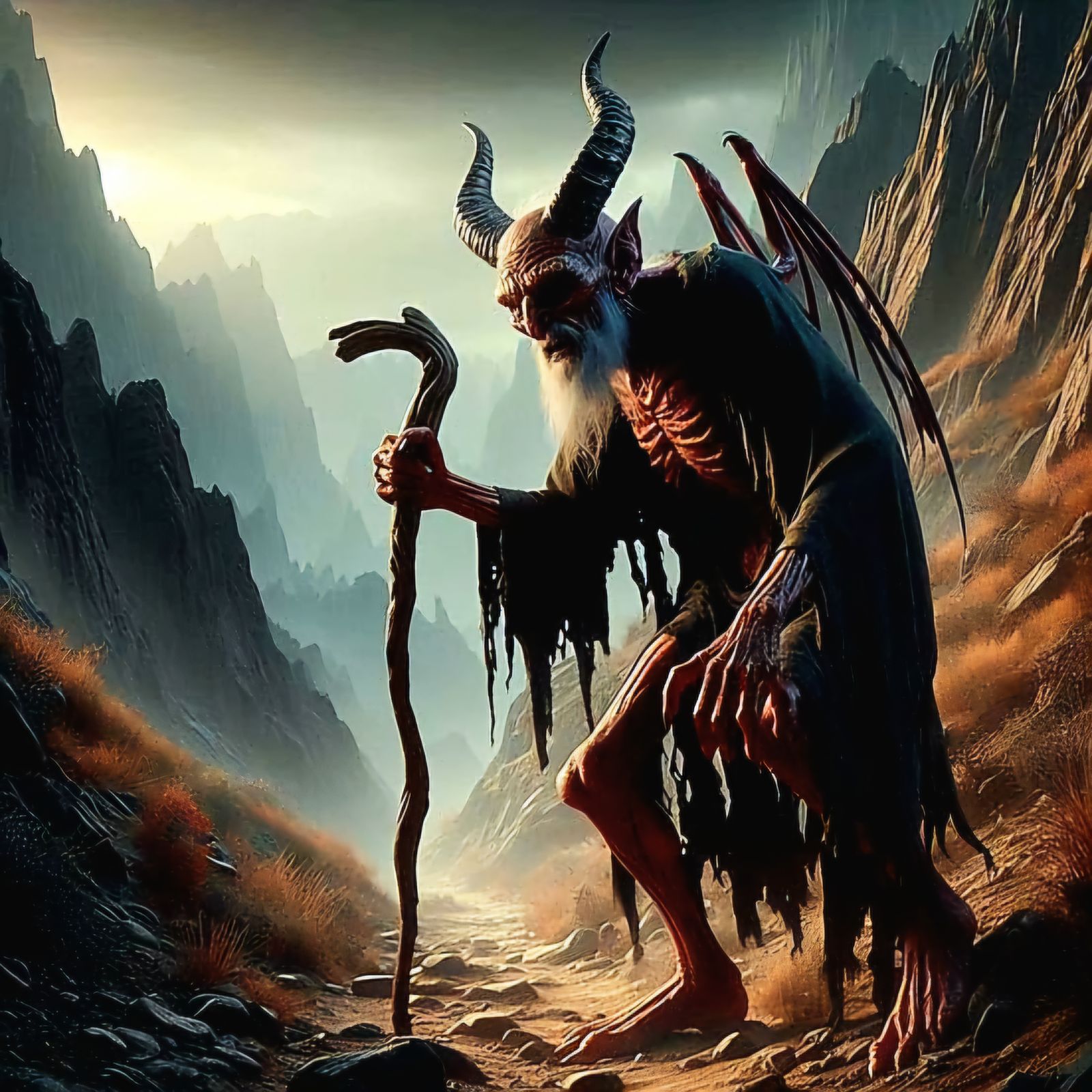 Ancient demon on a quest