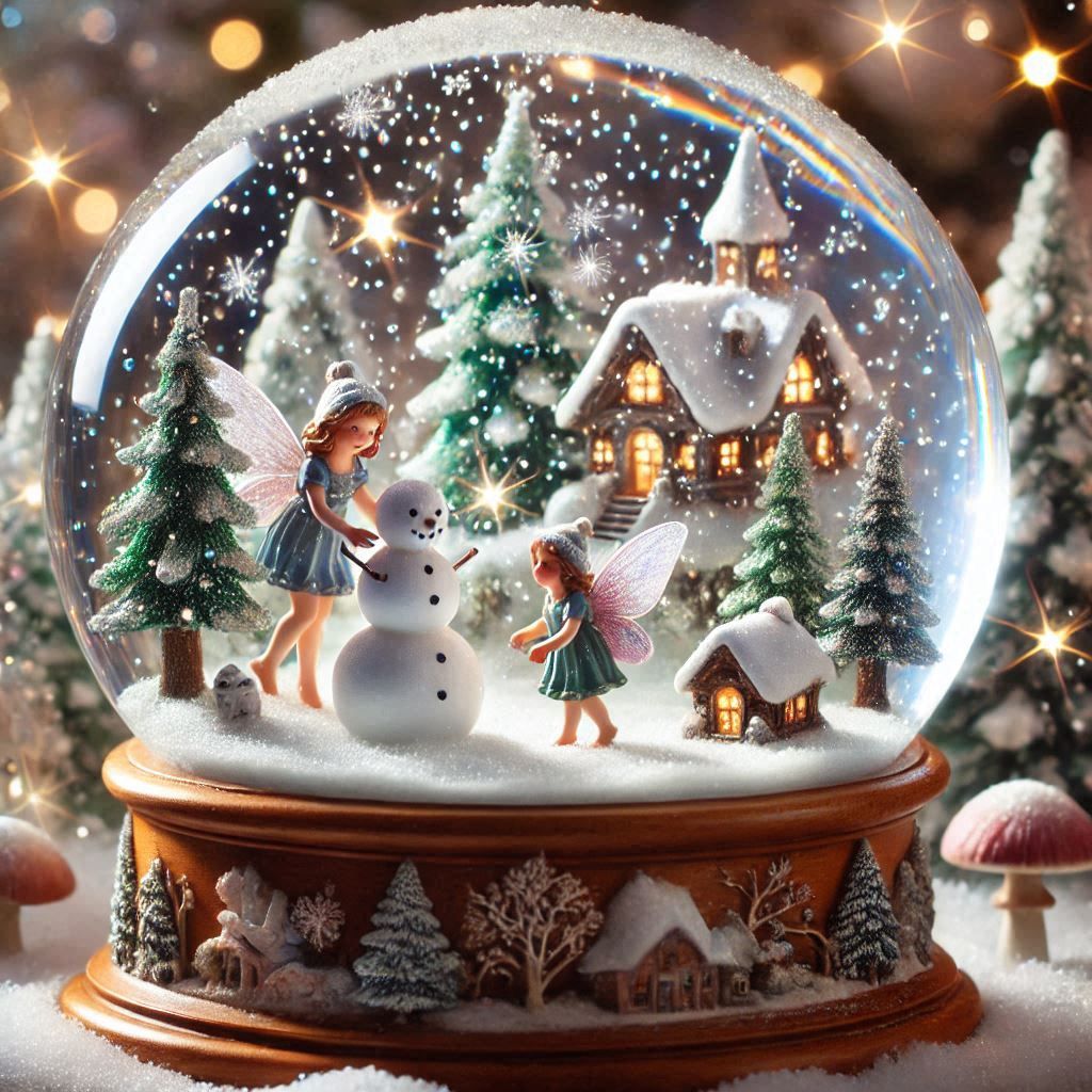 Winter Fairy Globe