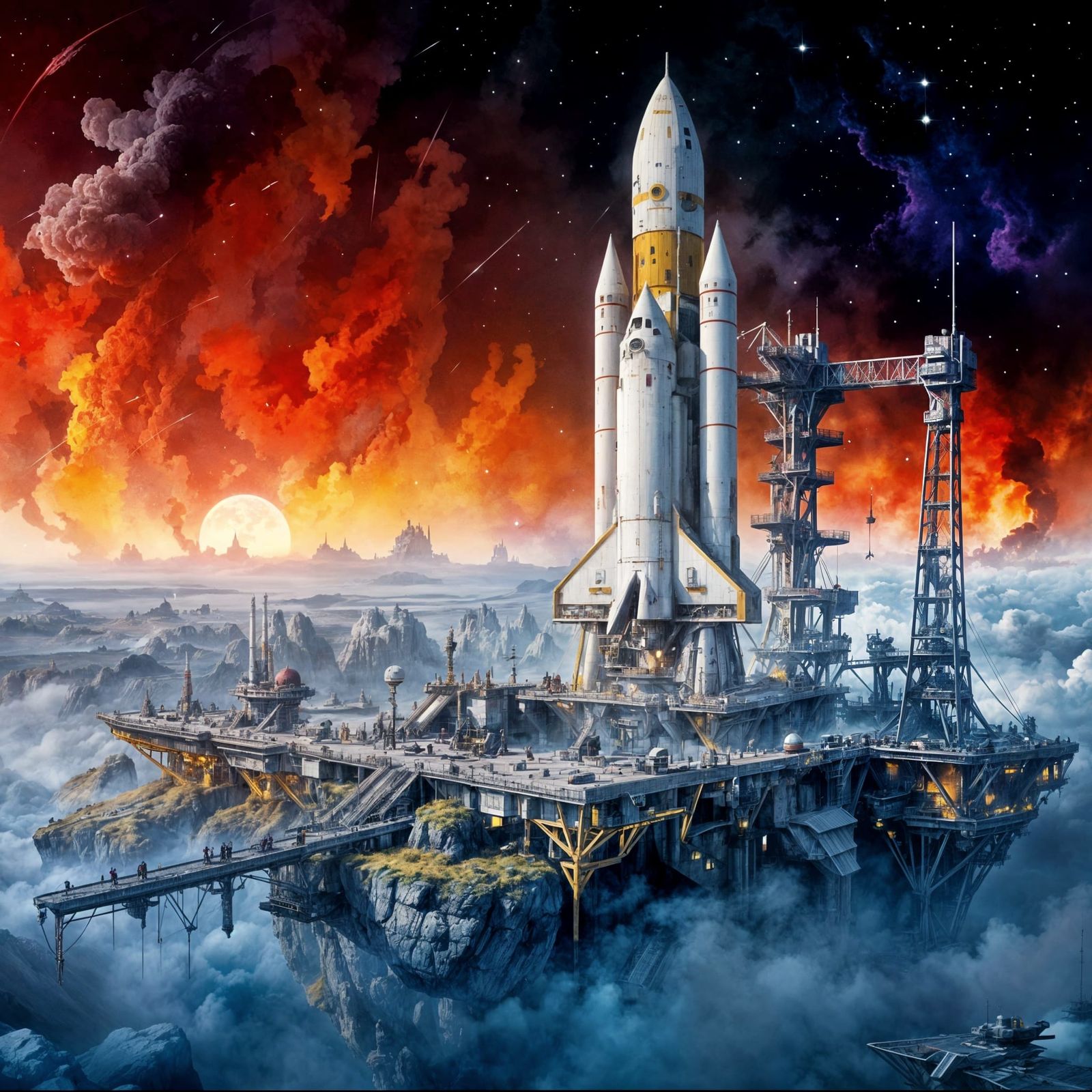 Platform Omega: Countdown Begins  by @Nikko P