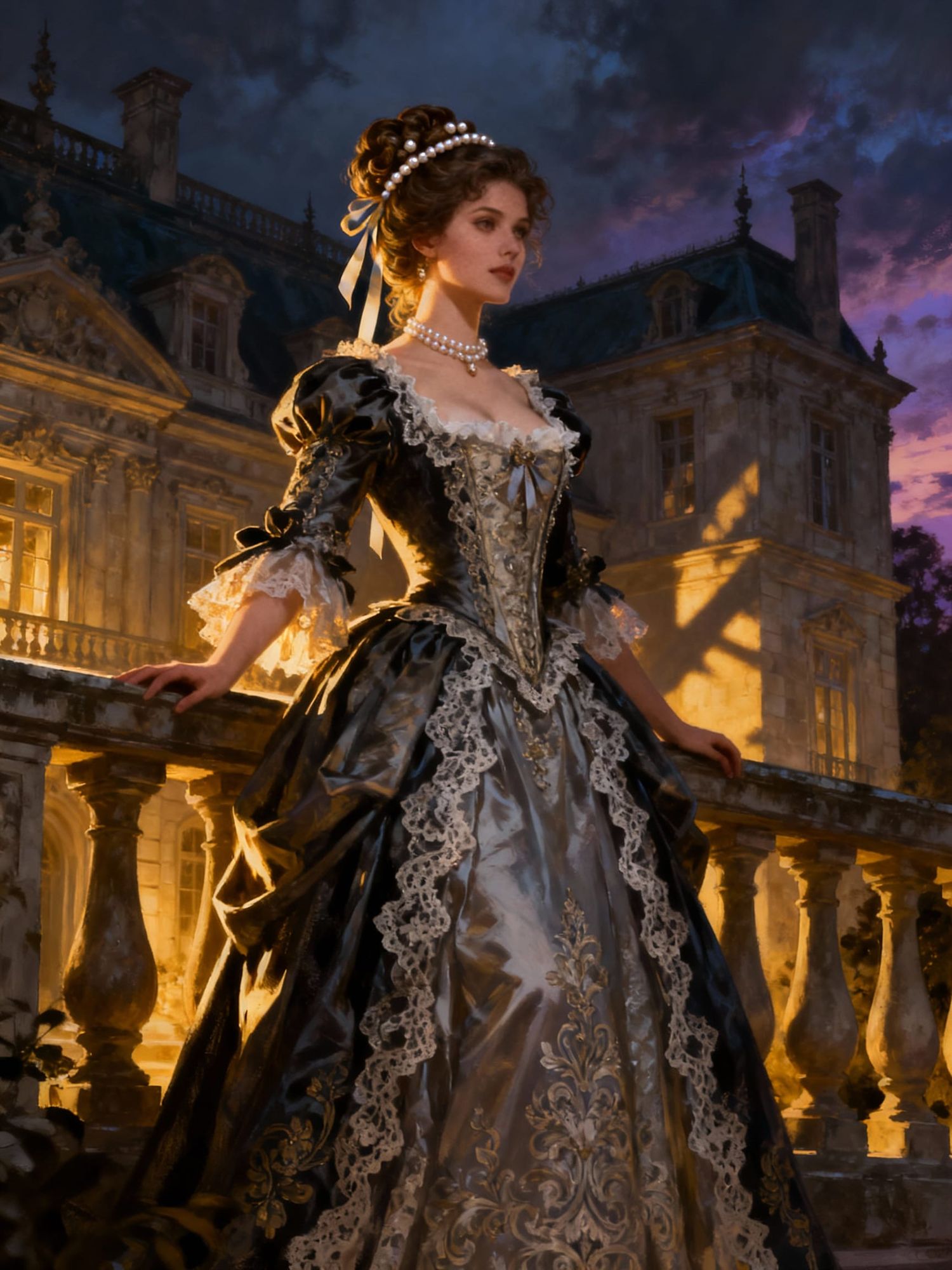 Cooling off at the posh banquette