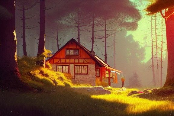 Cottage in the forest