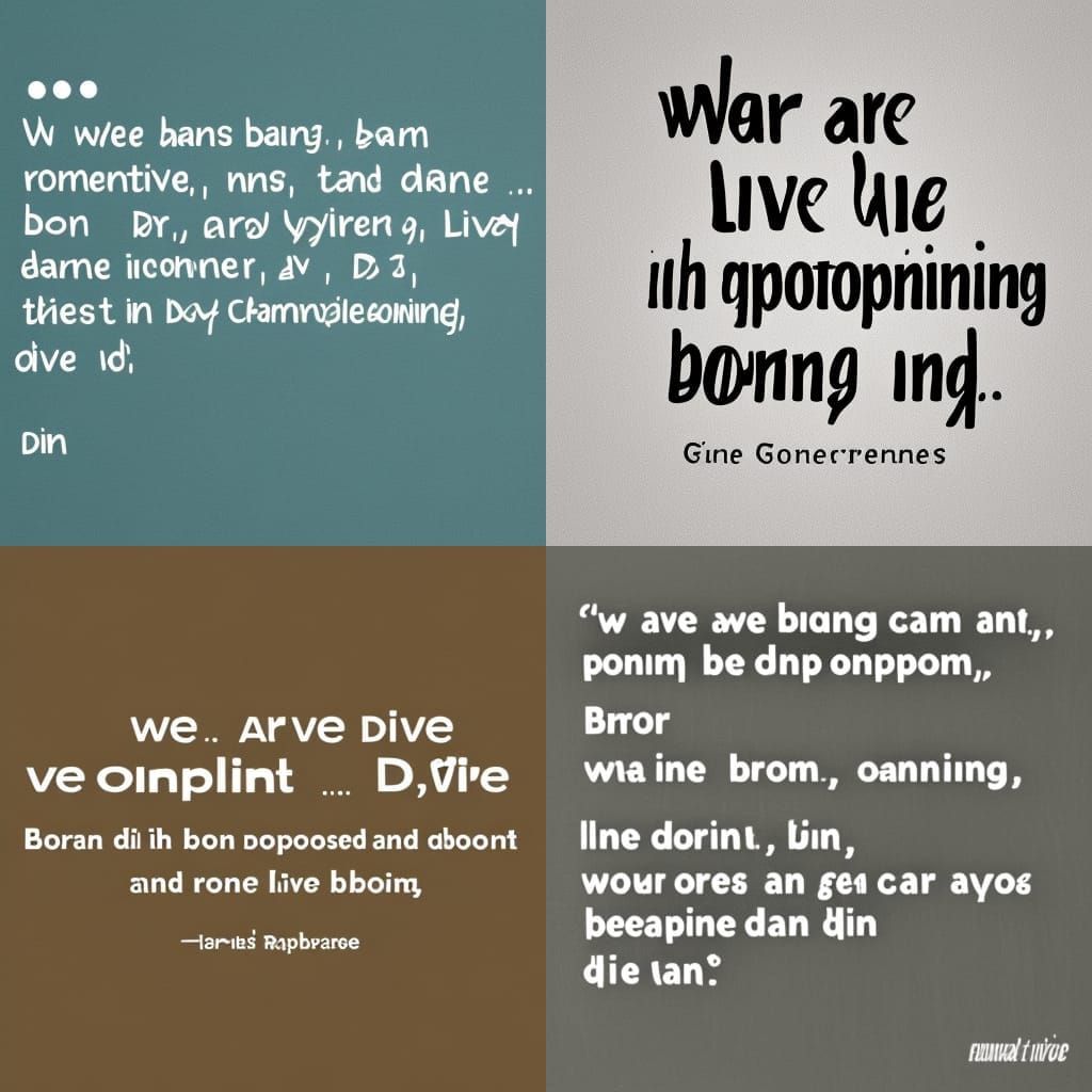 We are born crying, live complaining, and die disappointed