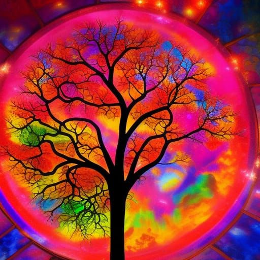 Spiritual Tree - AI Generated Artwork - NightCafe Creator