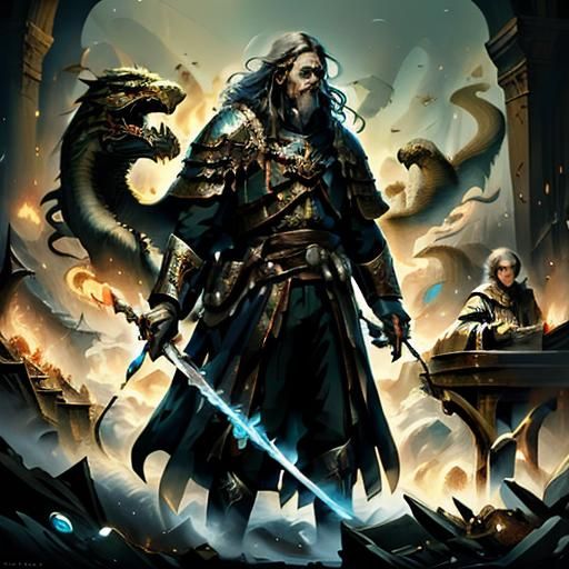 <lora:fantasy:1.0> The war of the five armies