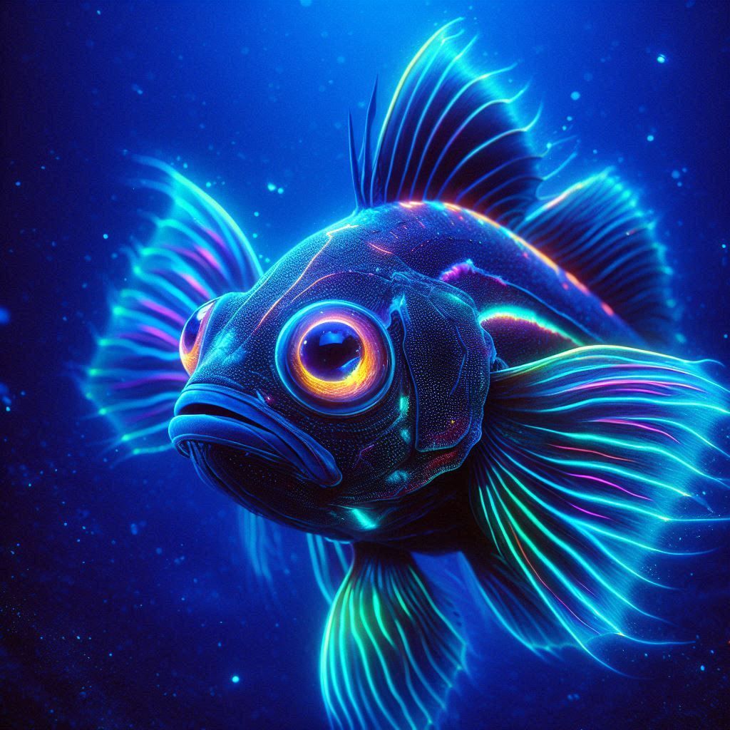 Bioluminescent deep-sea fish