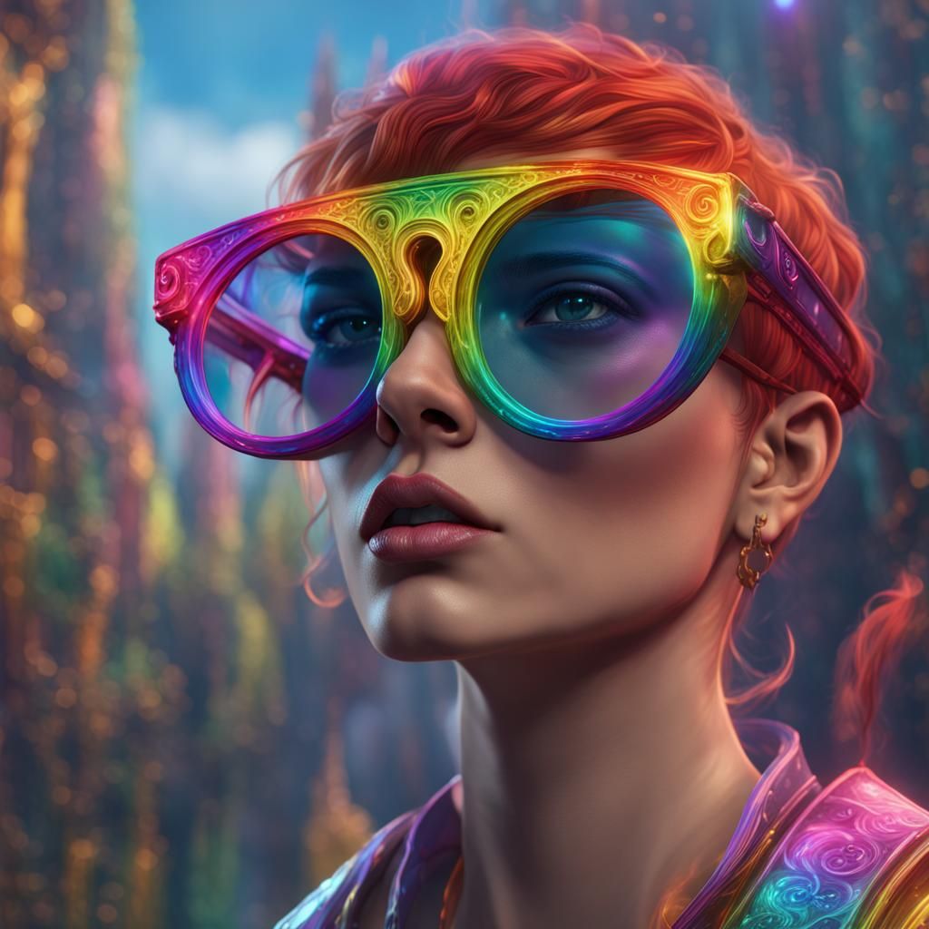 The Big Rainbow Glasses