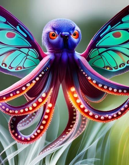 Hybrid Octopus Butterfly AI Generated Artwork NightCafe Creator Ot7kbpzfuT9TG0wM9QMe 1 Sj48n
