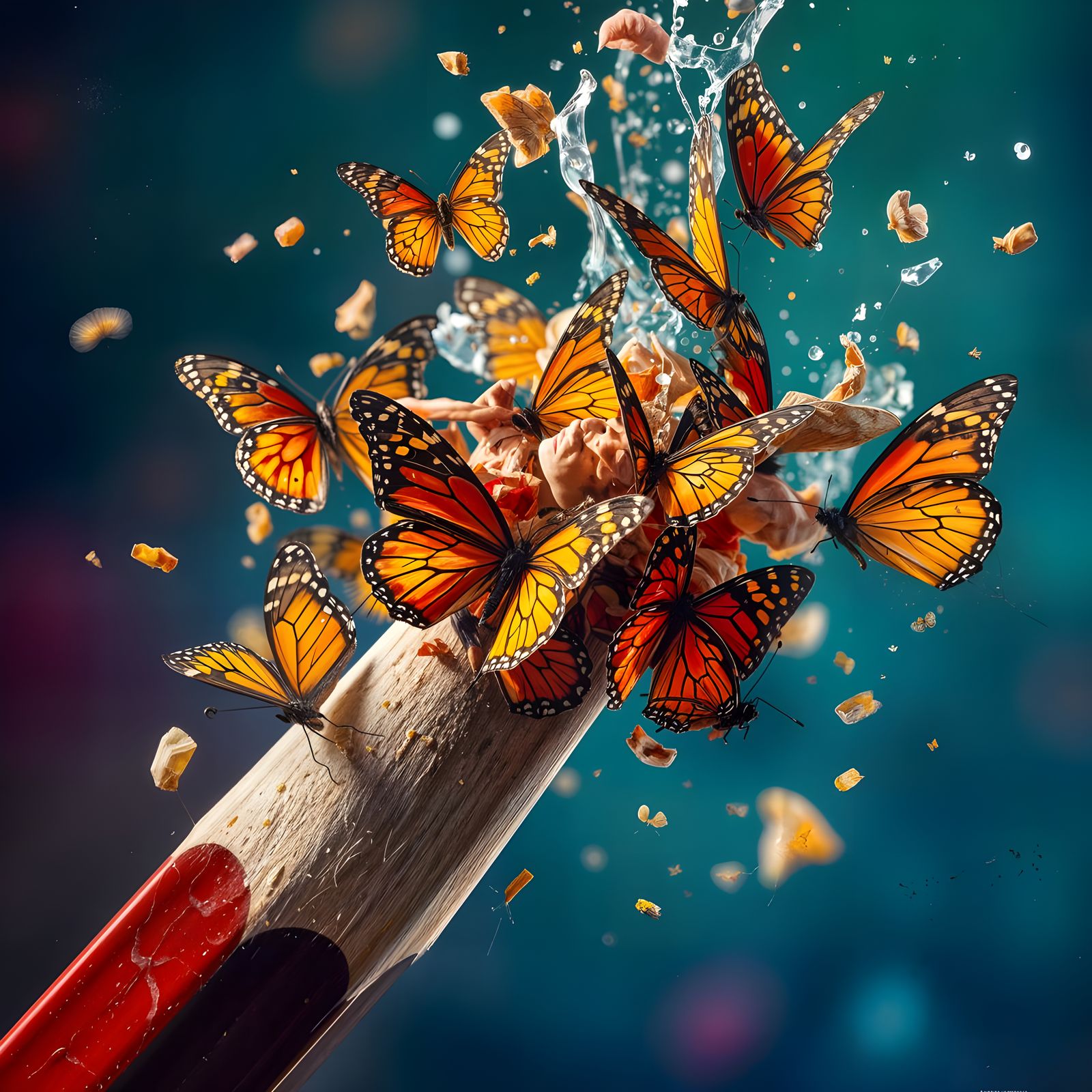 Butterflie's Pencil  by @Paulo B da Silva Filho