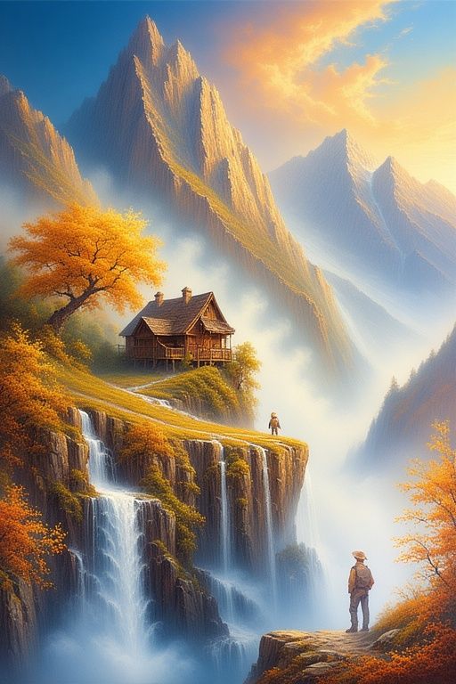 Majestic fantasy landscape...