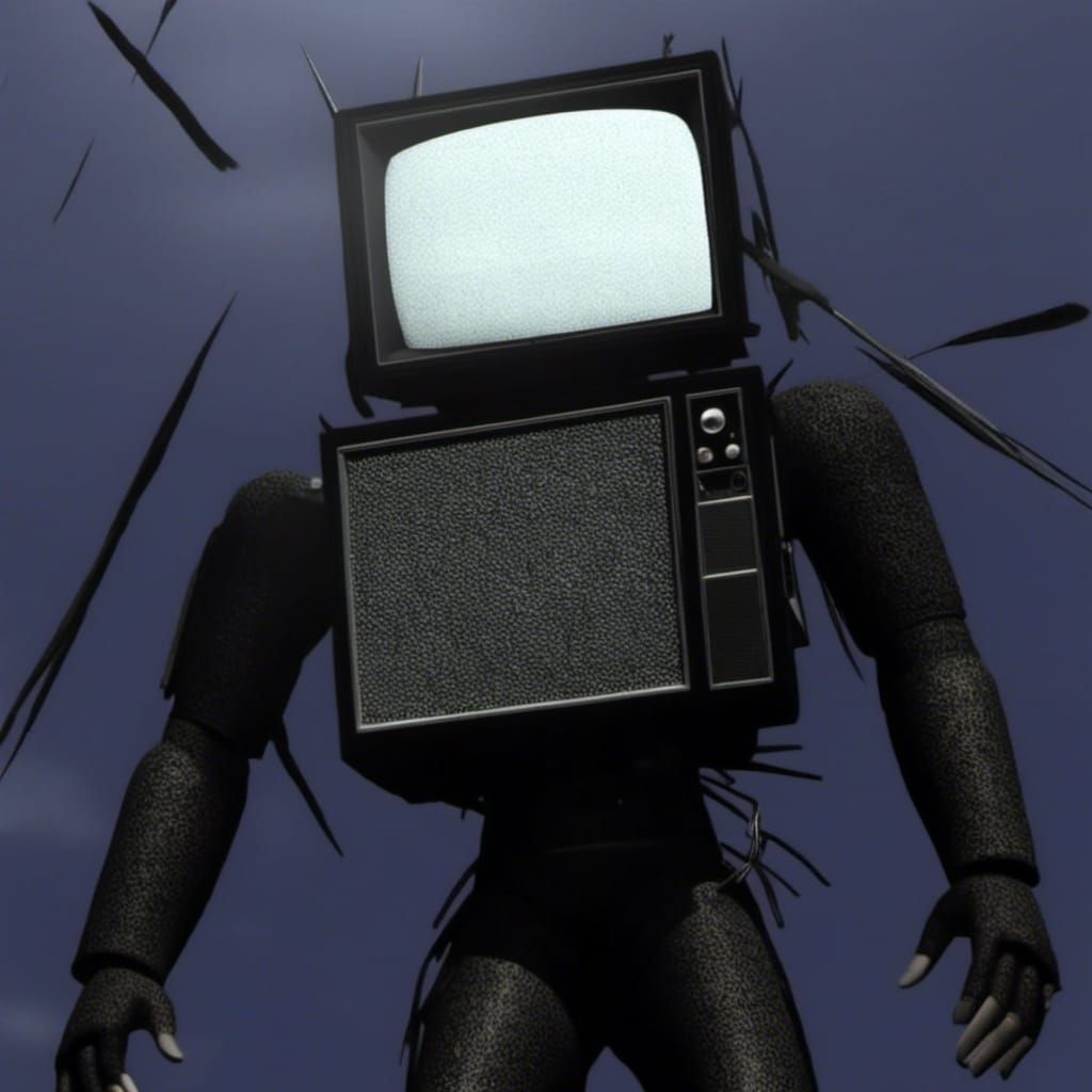 The skibidi titan tv man without any gadgets!