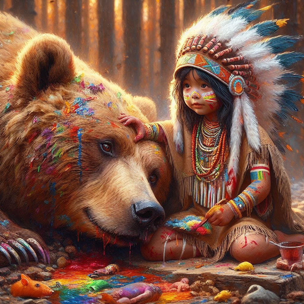 My friend in my colors