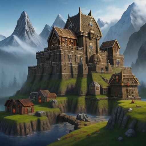 Dwarven stronghold.