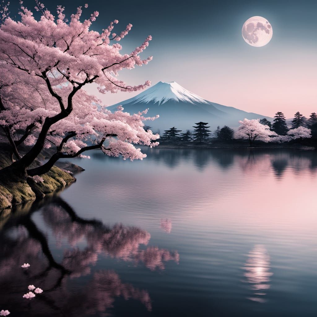 cherry reflection  by @LOsT-FoUNd