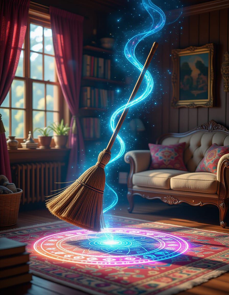 The Bewitched Broom of the Parlor: A Spell of Gentle Order